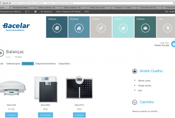 Bacelar abre loja online Bacelar abre loja online