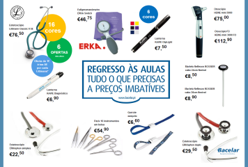 Regresso às aulas de Medicina a preços imbativeis Regresso às aulas de Medicina a preços imbativeis